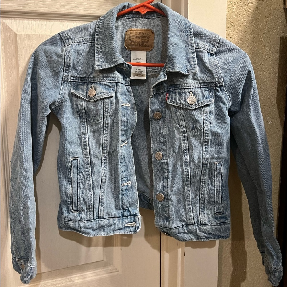 Levi kids denim jacket. Size M (10-12)